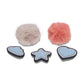 Denim And Pink Puff 5 Pack Jibbitz