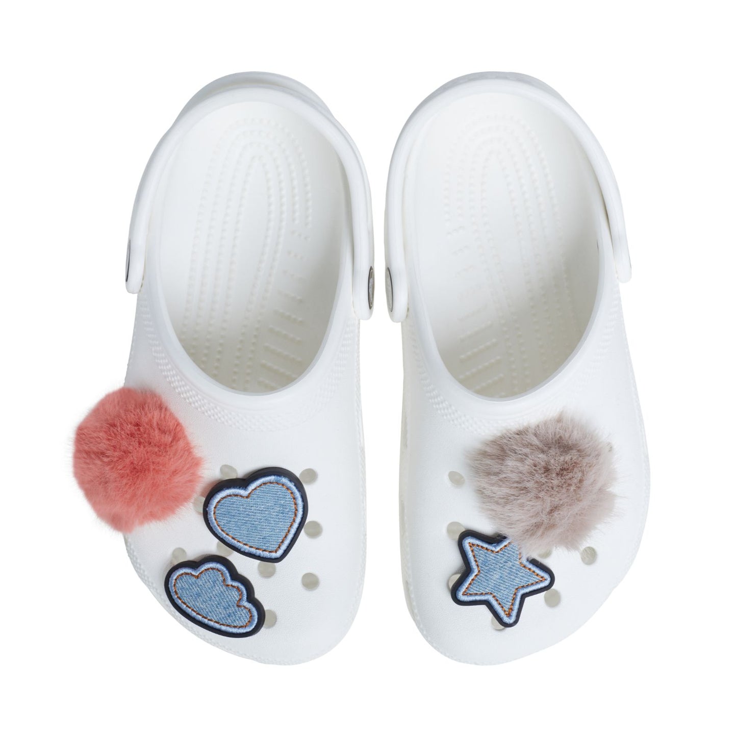 Denim And Pink Puff 5 Pack Jibbitz