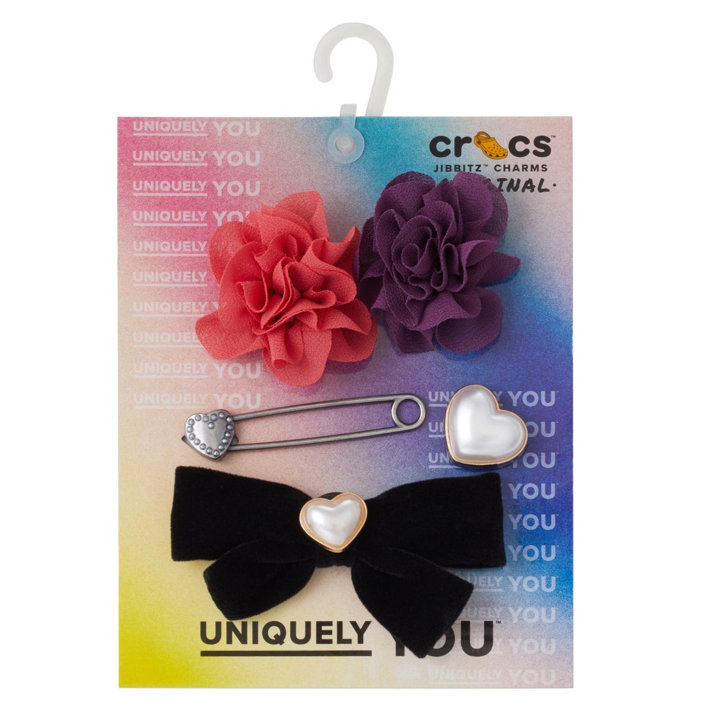 Floral And Pearl 5 Pack Jibbitz