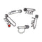 Jibbitz Love Punk Goth Pin 5 Pack
