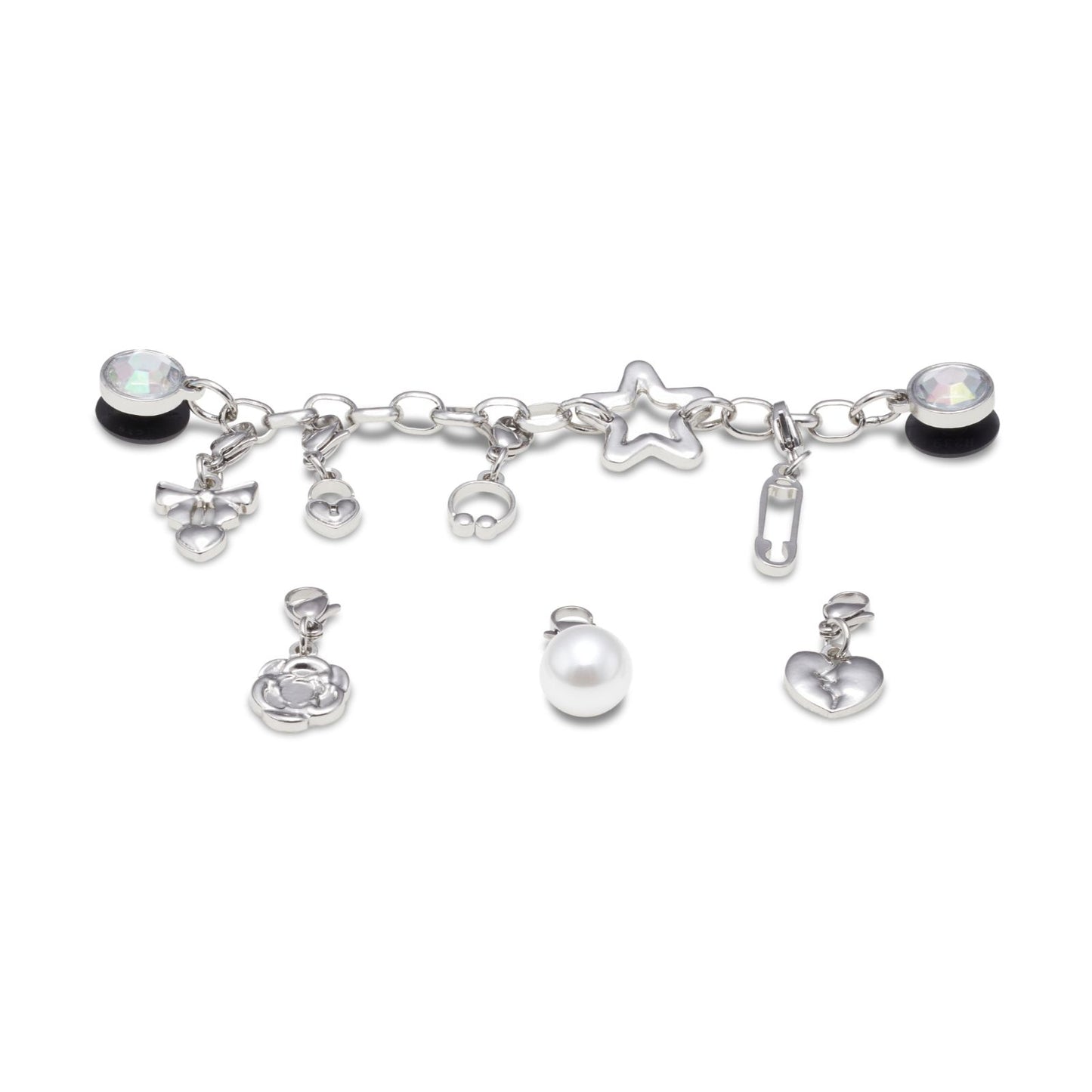 Jibbitz Removable Punk And Silver