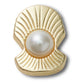 Jibbitz Gold Oyster With Pearl