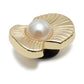 Jibbitz Gold Oyster With Pearl