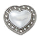 Jibbitz Silver Pearl And Heart Gem
