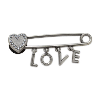 Jibbitz Love Safety Pin