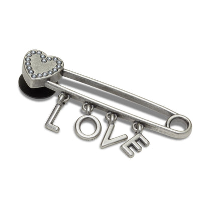 Jibbitz Love Safety Pin