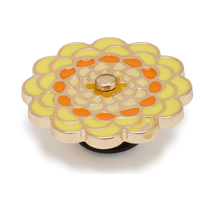 Jibbitz Yellow Spinner Flower