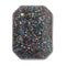 Jibbitz Black Rainbow Glitter Gem Unisex Multi