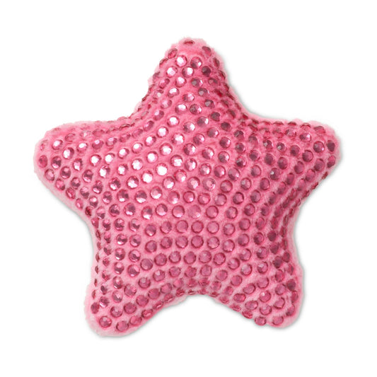 Jibbitz Plush Studded Pink Star