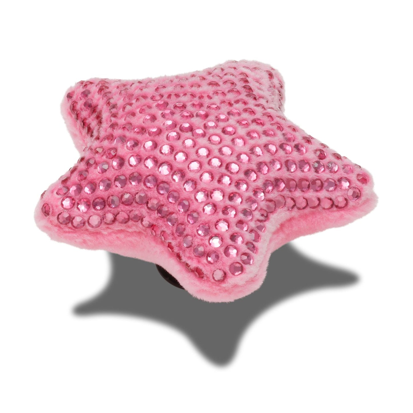 Jibbitz Plush Studded Pink Star