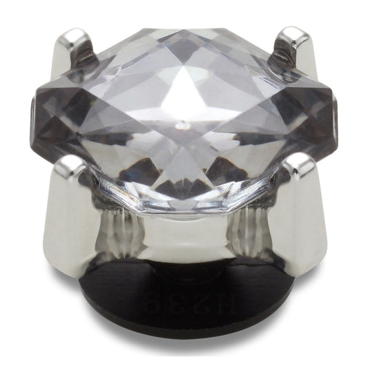 Charcoal Square Gem Unisex Multi Jibbitz