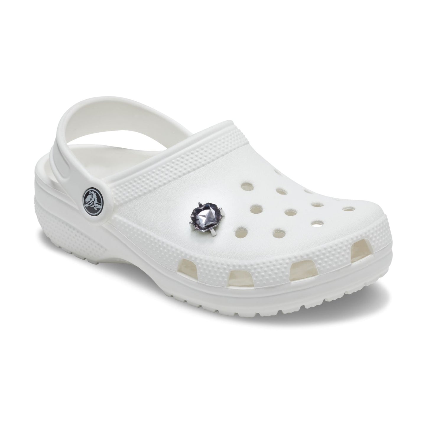 Charcoal Square Gem Unisex Multi Jibbitz