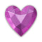 Fancy Pink Heart Unisex Multi Jibbitz