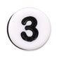 Jibbitz Number Three Tiny Friendship Unisex Multi