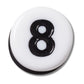 Jibbitz Number Eight Tiny Friendship Unisex Multi