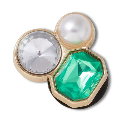Green Gem Cluster Unisex Multi Jibbitz