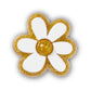 Gold And White Floral Unisex Multi Jibbitz