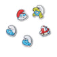 Smurfs 5 Pack Unisex Multi Jibbitz