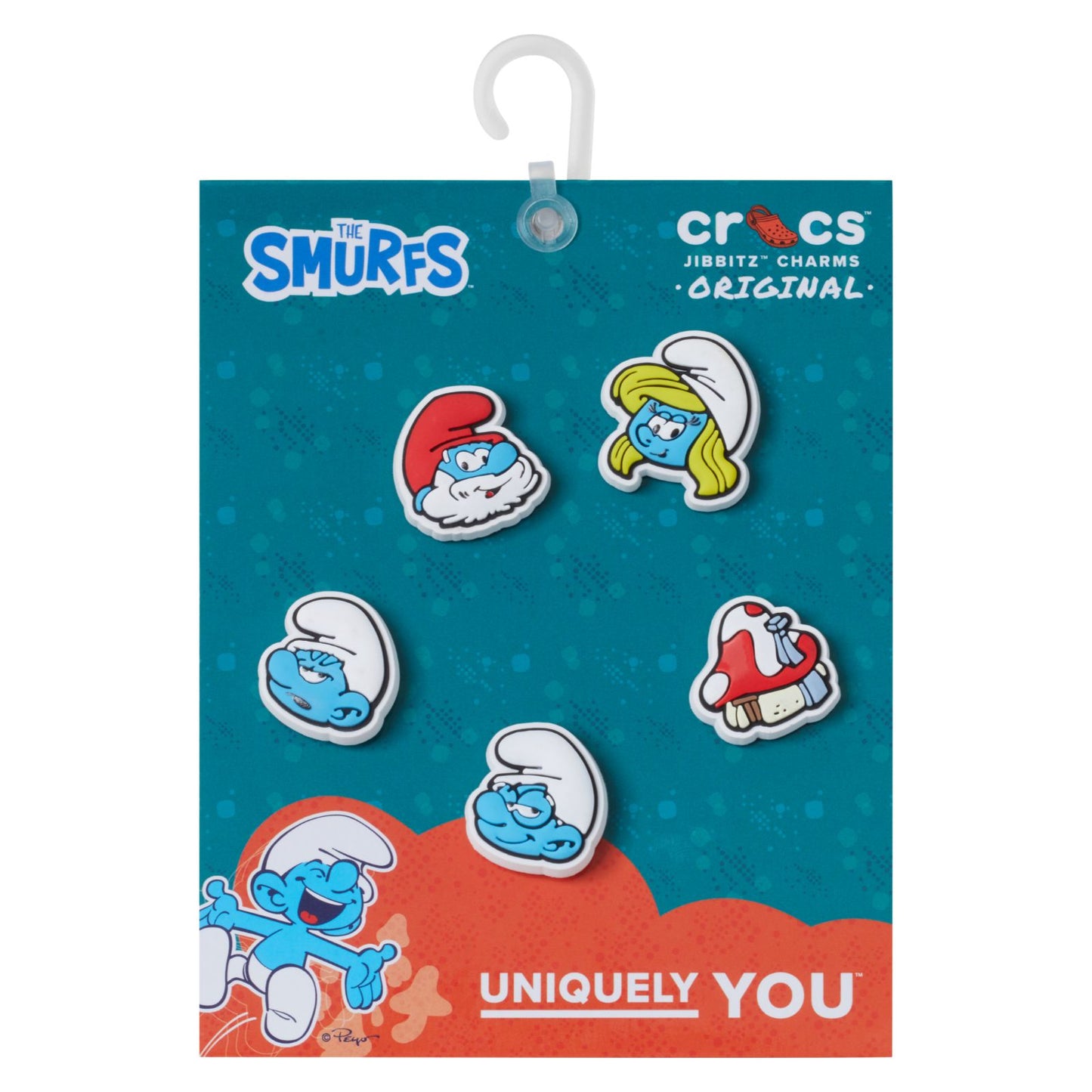 Smurfs 5 Pack Unisex Multi Jibbitz