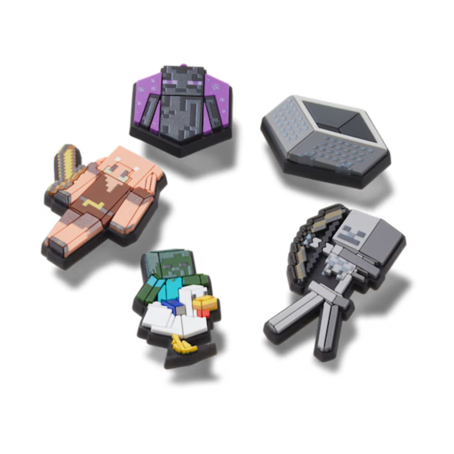 Minecraft 5 Pack Unisex Multi Jibbitz
