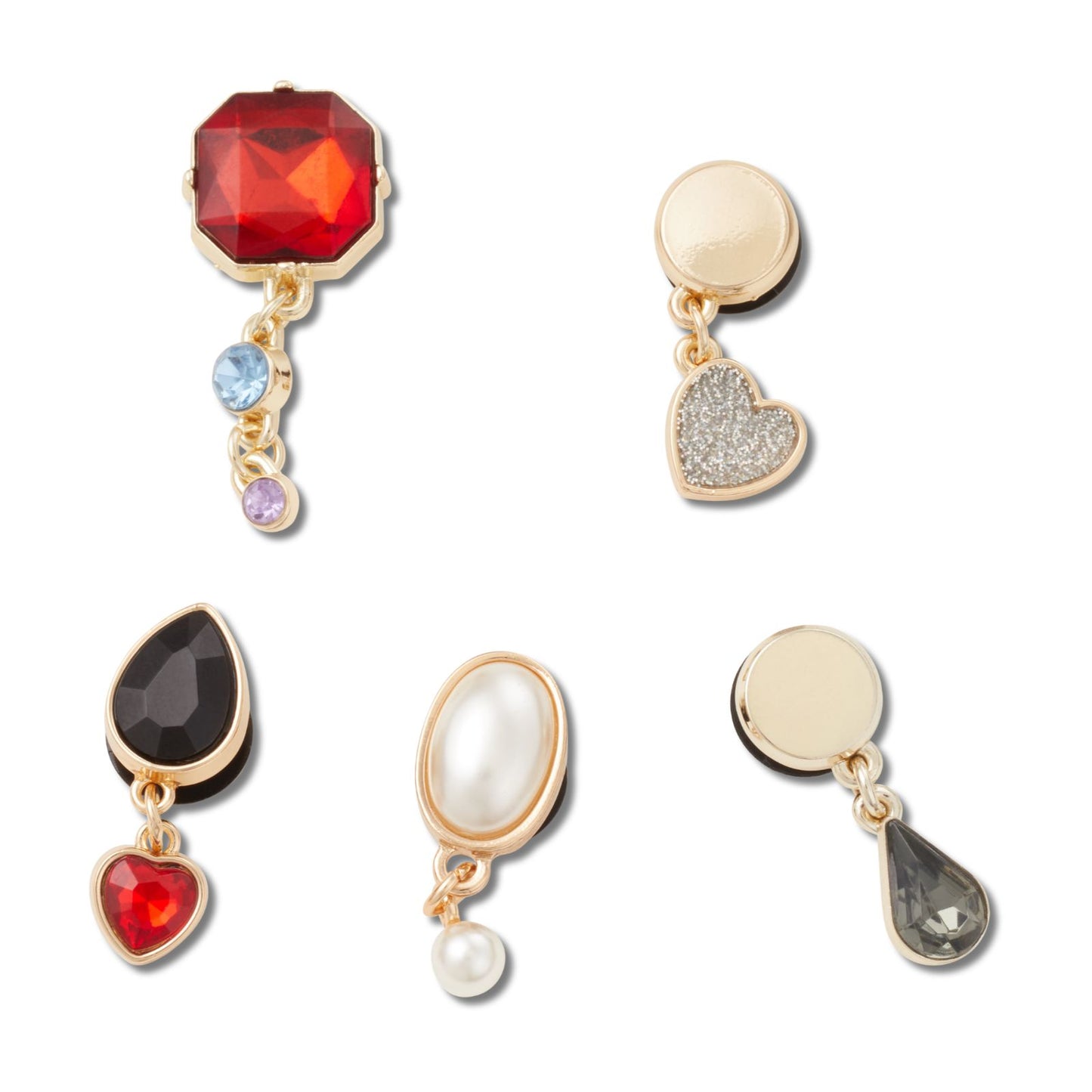 Dropped Gem 5 Pack Unisex Multi Jibbitz