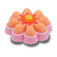 Tiny Orange And Pink Flower Unisex Multi Jibbitz