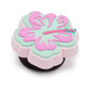 Turquoise And Pink Hibiscus Unisex Multi Jibbitz