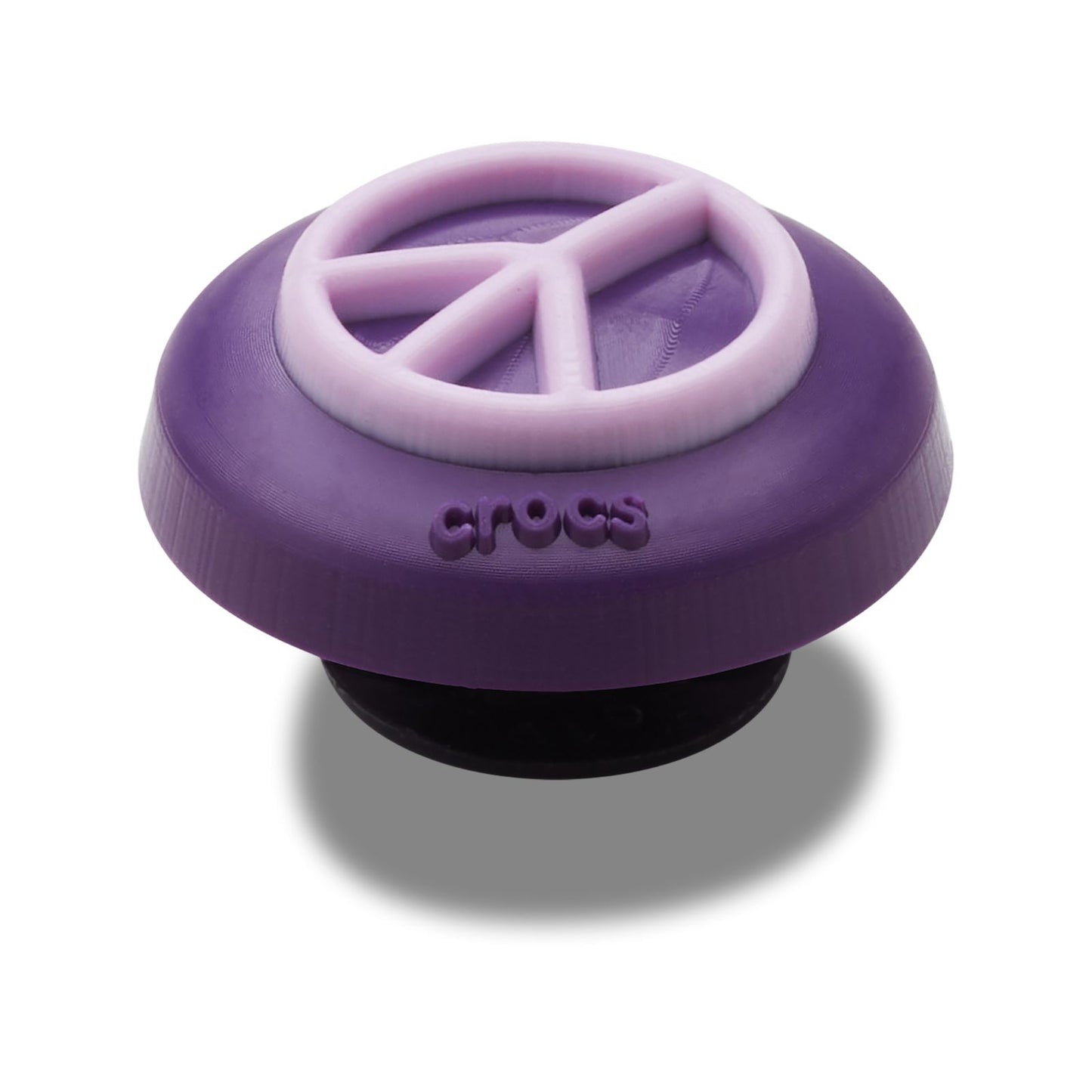 Black And Pink Peace Sign Unisex Multi Jibbitz