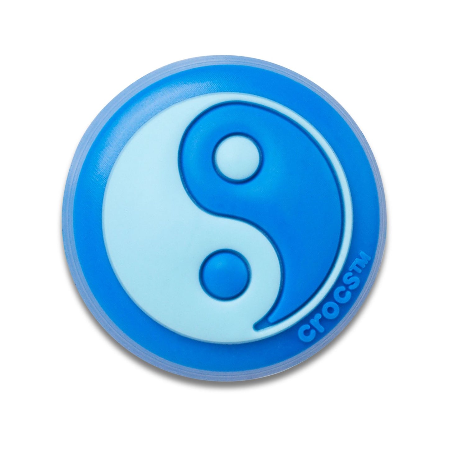 Light And Dark Blue Yin Yang Unisex Multi Jibbitz
