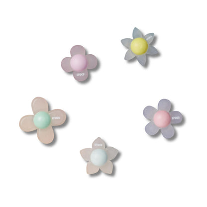 Iridescent Flowers 5 Pack Jibbitz