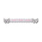 Jibbitz Lace And Pink Ribbon Chain Unisex Multi
