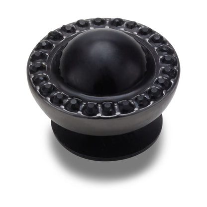 Jibbitz Black Dome With Gems Unisex Multi