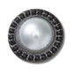 Jibbitz Pearl With Black Gem Base Unisex Multi