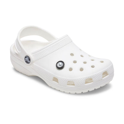Jibbitz Pearl With Black Gem Base Unisex Multi