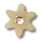 Jibbitz Tan Flower With Gem Unisex Multi