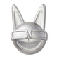 Jibbitz Punk Silver Bunny Unisex Multi