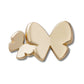 Jibbitz Gold Butterfly Duo Unisex Multi