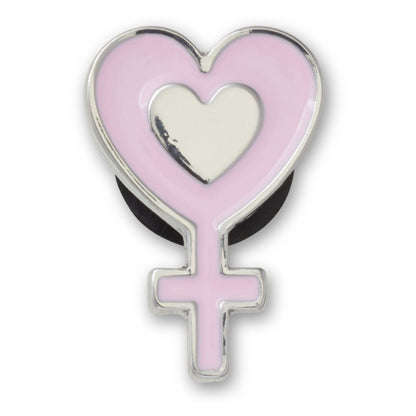 Jibbitz Silver Female Symbol Unisex Multi