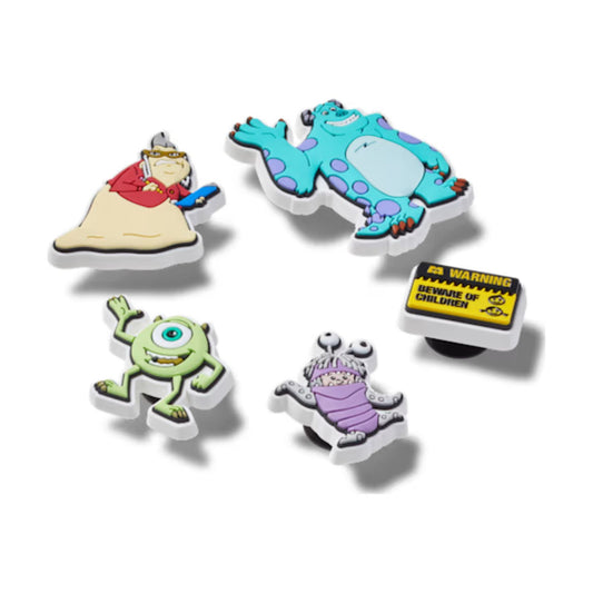 Monsters Inc 5pck Unisex Multi Jibbitz