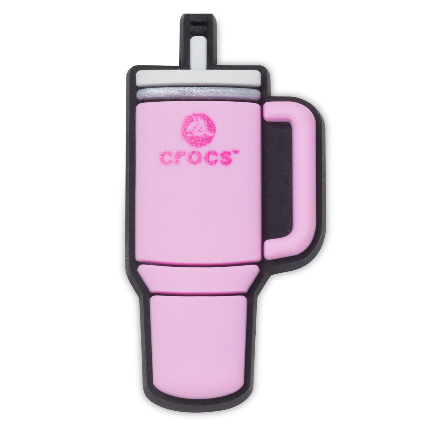 Crocs Pink Water Bottle Unisex Multi Jibbitz
