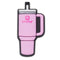 Crocs Pink Water Bottle Unisex Multi Jibbitz