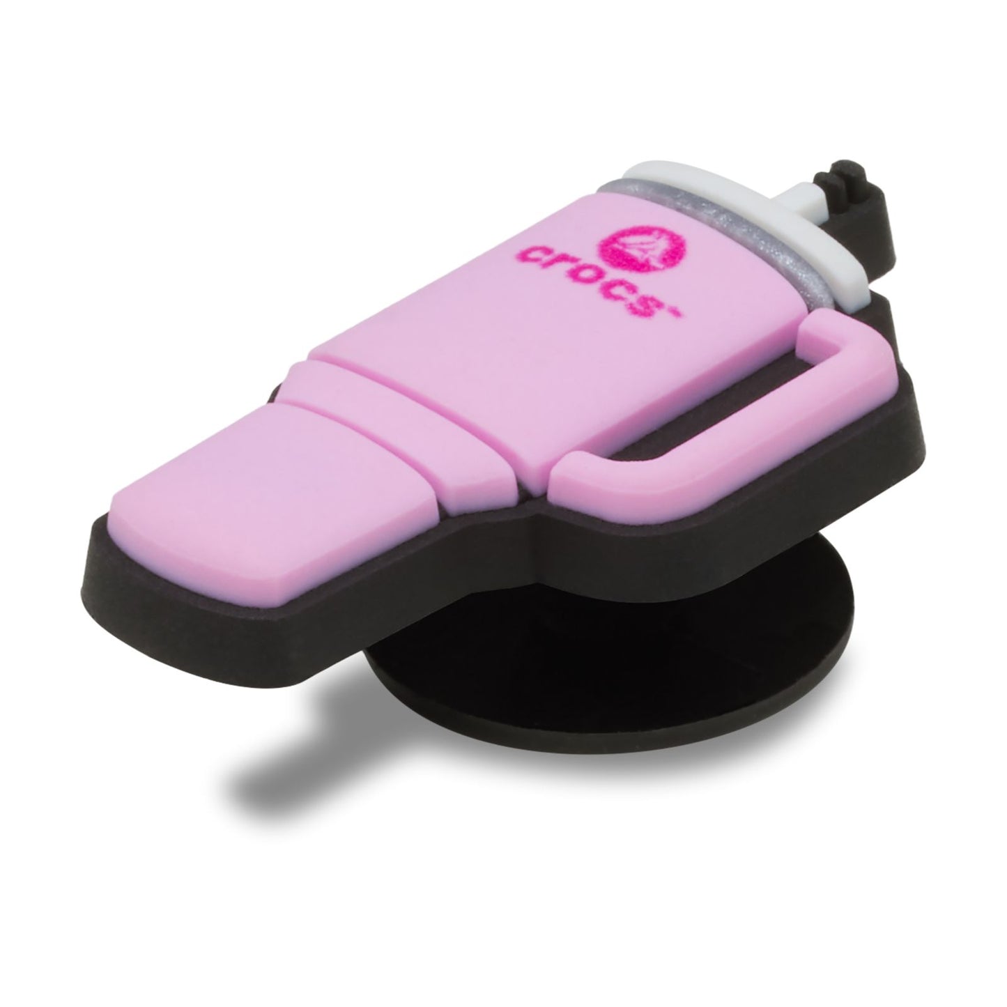 Crocs Pink Water Bottle Unisex Multi Jibbitz