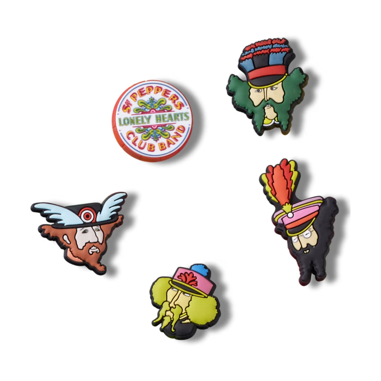 Yellow Submarine 5 Pack Unisex Multi Jibbitz