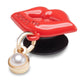 Lips With Drop Pearl Unisex Multi Jibbitz