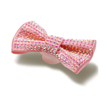 Jibbitz Glitzy Pink Bow Unisex Multi