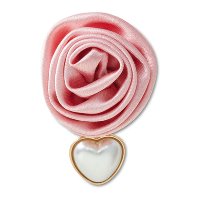 Jibbitz Pink Rose With Pearl Drop Unisex Multi