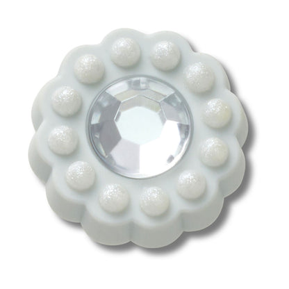 Jibbitz Tiny Blue Circle Gem Unisex Multi
