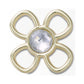 Jibbitz Cutout Gold Flower Unisex Multi