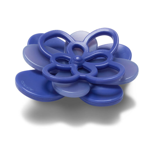 Blooming Dark Blue Flower Jibbitz