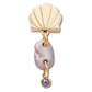 Gold Seashell Dangle Unisex Multi Jibbitz